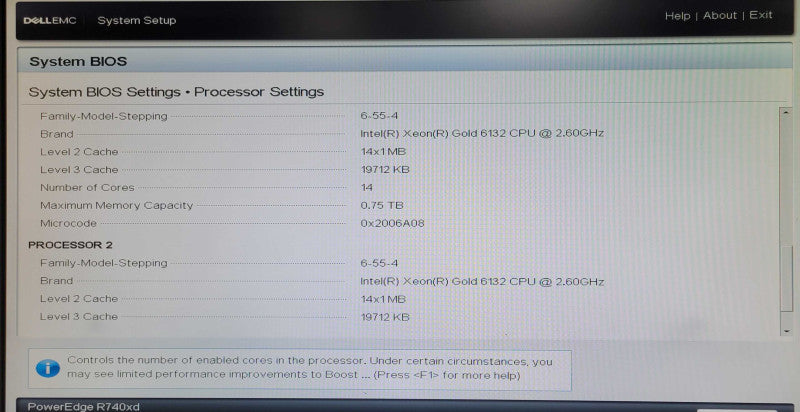 Dell PE R740xd 2U 2x Xeon Gold 6132 2.6GHz 14C 64GB DDR4 H740p Mini/H840 SEE _