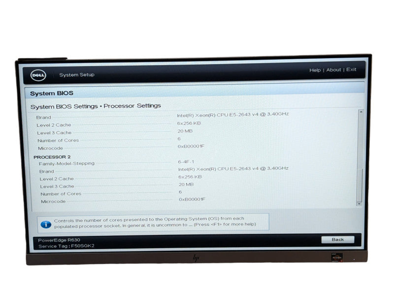 DELL EMC PowerEdge R630 2x Intel Xeon E5-2643 v4 @ 3.40GHz  128GB RAM  - -