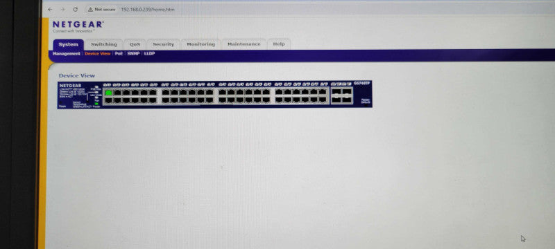NetGear ProSafe 48-Port Gigabit Smart Switch w/ 48 PoE Ports GS748TP _