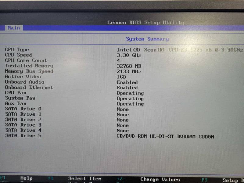 Lenovo ThinkServer TS150 Workstation, Xeon E3-1225 V6 3.0GHz, 32GB RAM  !