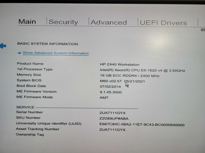 HP Z440 | Xeon E5-1620 v4 @3.5GHz, 16GB DDR4, Quadro K2200 !