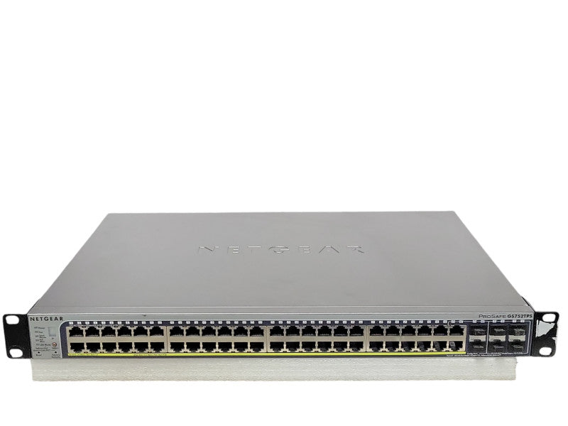 NetGear ProSafe 48-Port Gig Stackable Smart w/ PoE 4x SFP uplinks GS752TPS _