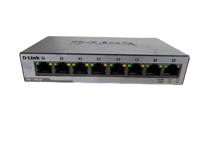D-Link 8-Port Gigabit Easy Smart Managed Switch - DGS-1100-08 Q!
