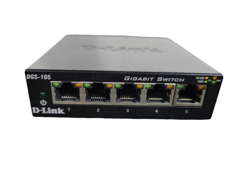 D-Link DGS (DGS-105) 5-Port Gigabit External Switch !