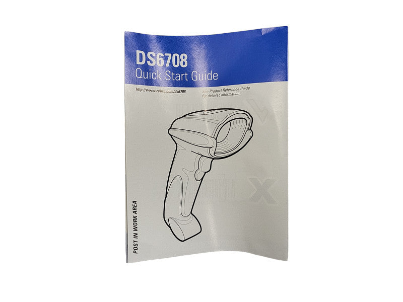 Zebra Symbol DS6708-SR20001ZZR Handheld Barcode Scanner w/ 20-66483-01R stand Q$