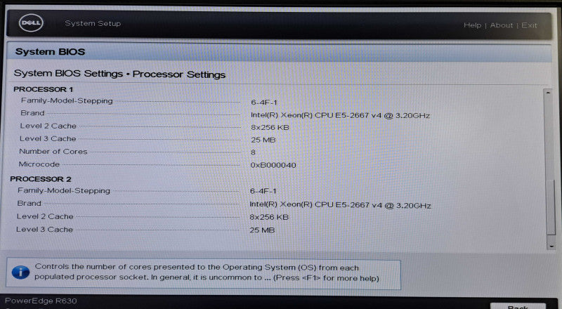 Dell R630 1U 8x 2.5"| 2x Xeon E5-2667 v4 @3.20GHz 8C, 64GB DDR4, H730 Mini