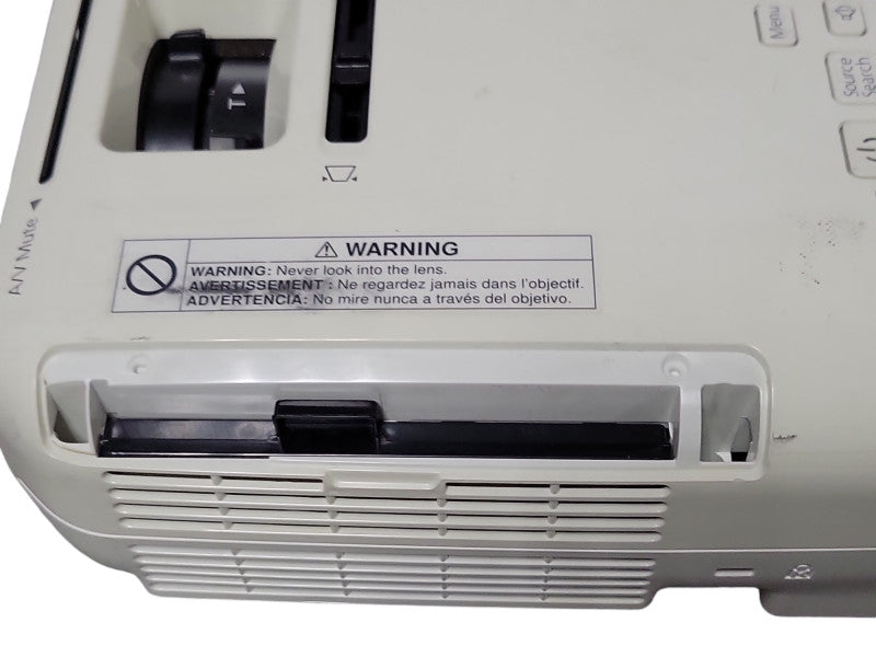Epson PowerLite Home Cinema 730HD Projector 1887 Hours No Remote, READ _