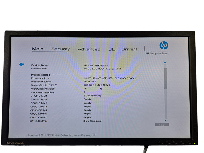 HP Z440 Tower | Xeon E5-1620 v3 @3.50GHz, 16GB DDR4, No GPU/HDD's