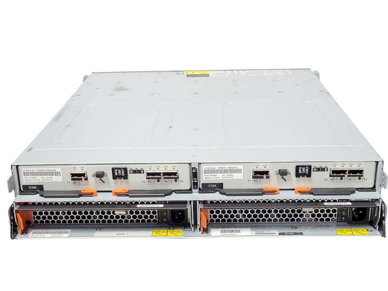 IBM 5887 24x 2.5" Disk Drive Enclosure w/ 2x 74Y9480 controllers, 2x PSU  _
