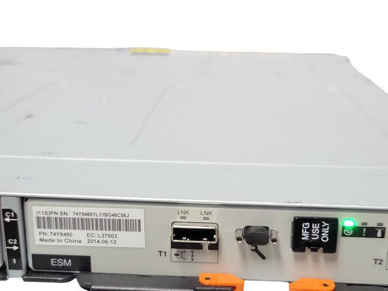 IBM 5887 24x 2.5" Disk Drive Enclosure w/ 2x 74Y9480 controllers, 2x PSU  _