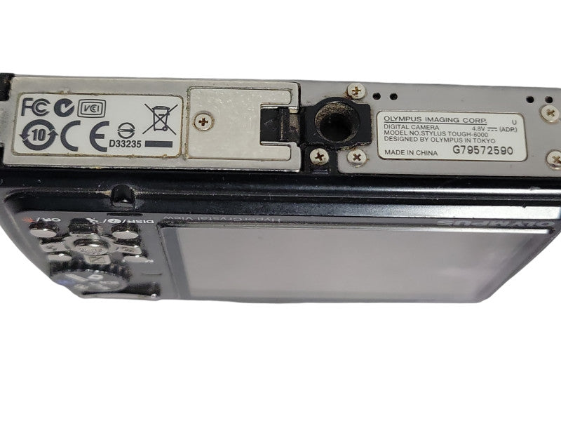 Olympus Digital Camera Stylus Tough-6000 w/ Battery, No SD Card, READ  _