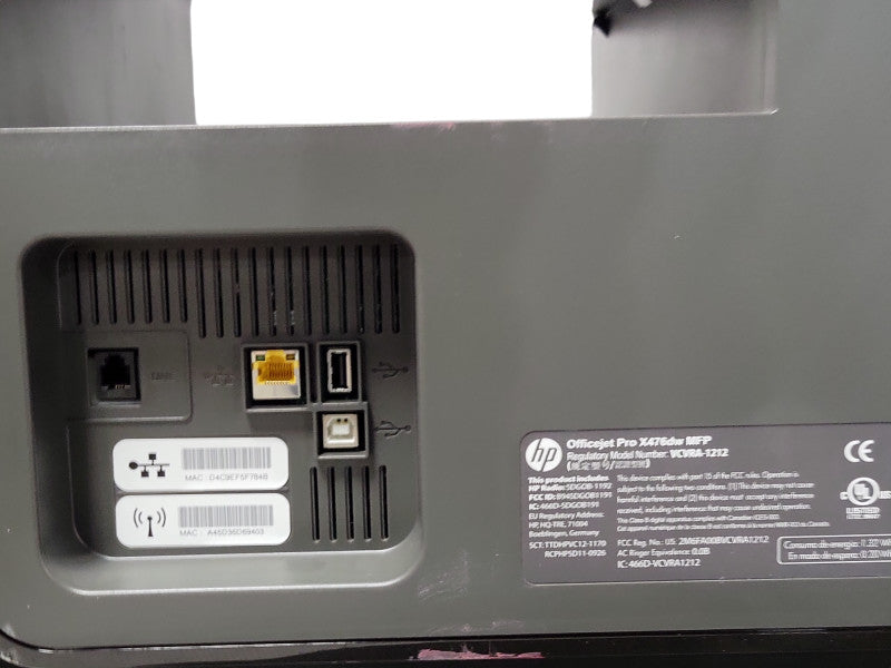 Hp Office jet Pro X476dw MFP Printer All In One, READ _