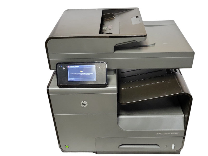 HP Officejet Pro X576dw MFP All-In-One Inkjet Printer, No Ink, READ _