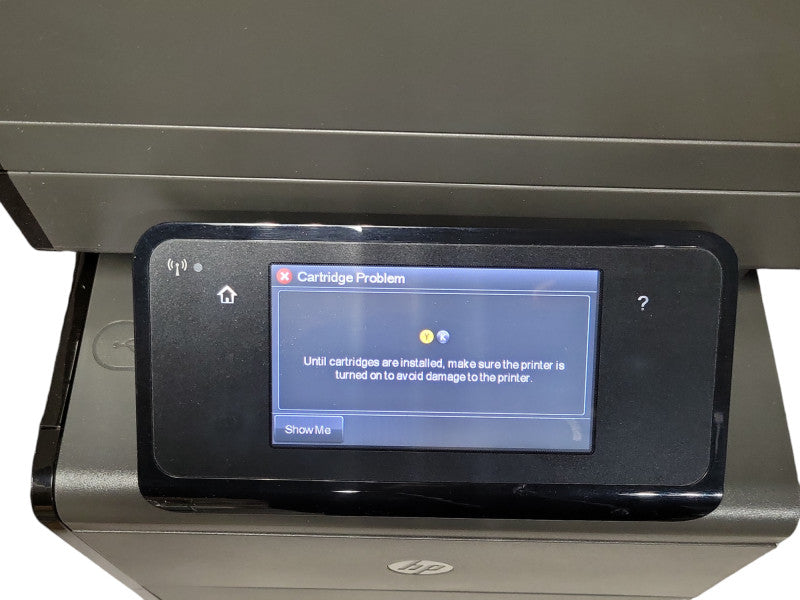 HP Officejet Pro X576dw MFP All-In-One Inkjet Printer, No Ink, READ _