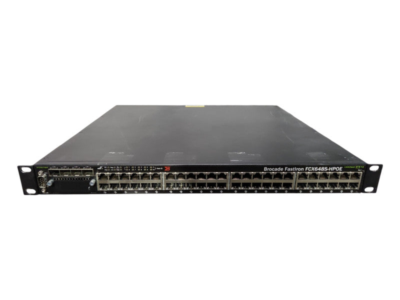 Brocade FCX648S-HPOE 48 Port Gigabit PoE Network Switch