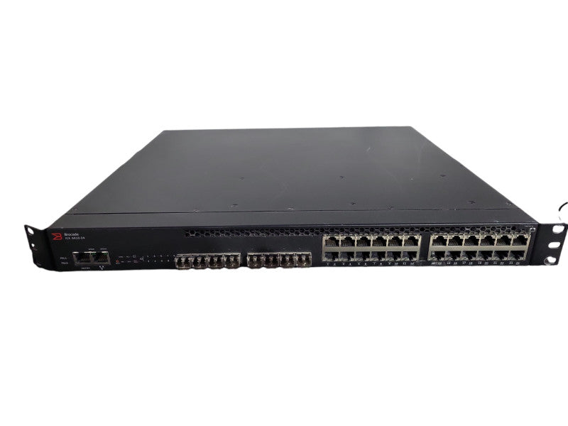 Brocade ICX6610-24-I 24-Port 1GbE RJ45 Switch with 8Ã— 1GbE SFP !