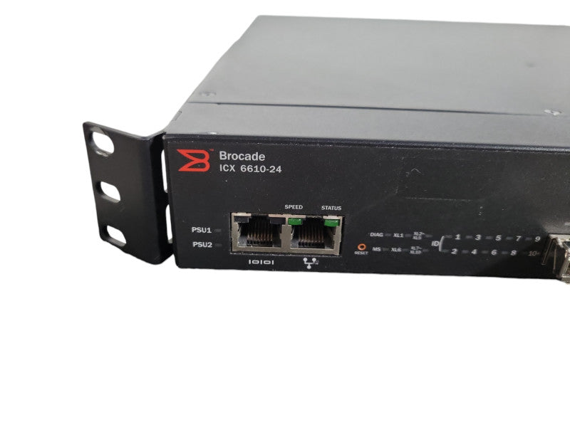 Brocade ICX6610-24-I 24-Port 1GbE RJ45 Switch with 8Ã— 1GbE SFP !
