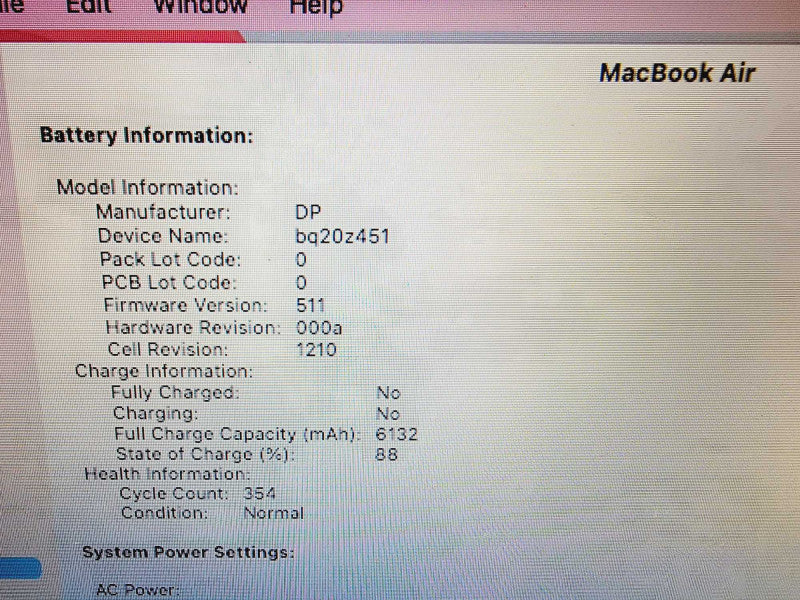 Apple Macbook Air 2015 13" 2-Core i5-5250U @ 1.6GHz 8GB DDR3 500GB SSD (
