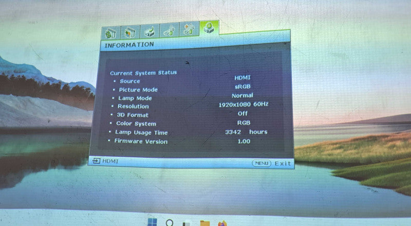 BenQ MW571 | 3200 Lumens WXGA Meeting Room Projector | 3342 Lamp Hours