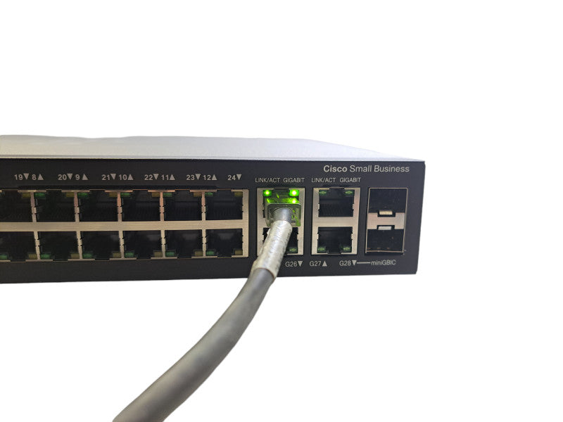 Cisco SG300-28P | 28-Port Gigabit PoE Managed Network Switch | 2x SFP