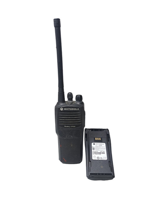 Motorola Radius CP200 VHF 4 Ch Two Way Radio w/ Battery *READ*