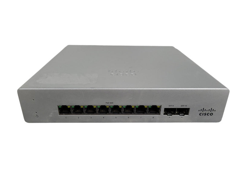 Cisco MS120-8FP, 10-Port Gigabit PoE Managed Ethernet Switch *UNCLAIMED !