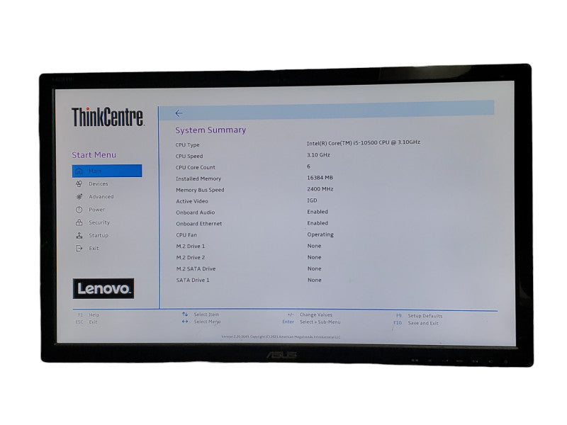 Lenovo ThinkCentre M90Q USFF Desktop Core i5-10500 16GB RAM (READ) Q
