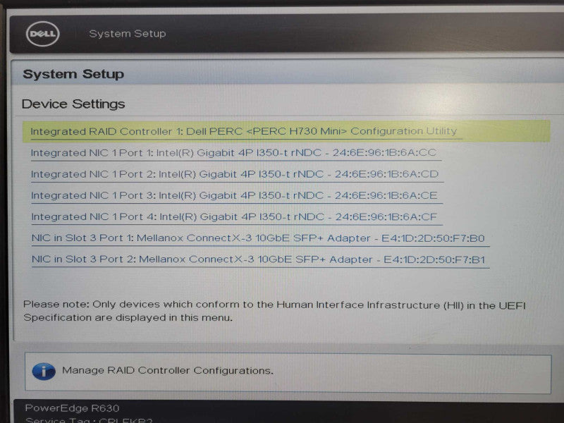 Dell PowerEdge R630 | 2x Xeon E5-2687w v4 | 32GB DDR4 | H730 Mini 2.5" !