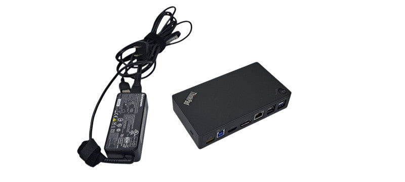 Lenovo ThinkPad DK1523 DisplayLink USB 3.0 Ultra Docking Station with AC Adap
