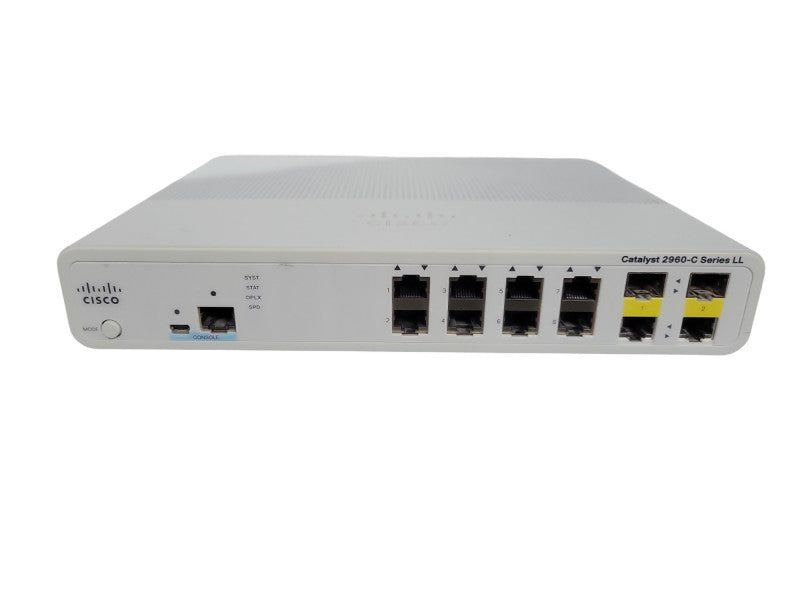 CISCO WS-C2960C-8TC-S 8-Port Fast Ethernet Switch !