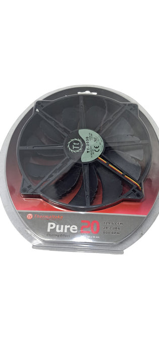 New Thermaltake Pure 20 DC Fan 200mm x 200mm x 30 mm CL-F015-PL20BL-A