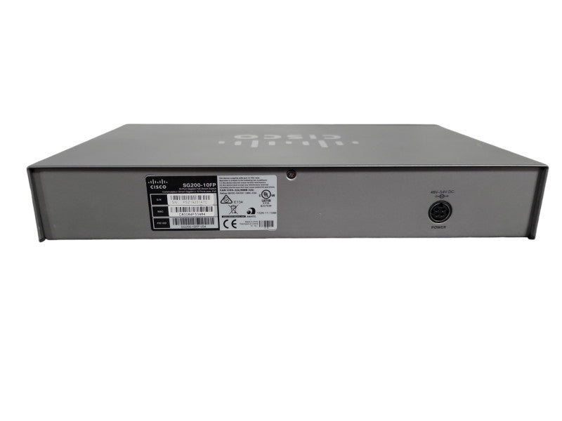 Cisco SG200-10FP Cisco 10 Port Gigabit Poe Smart Switch !