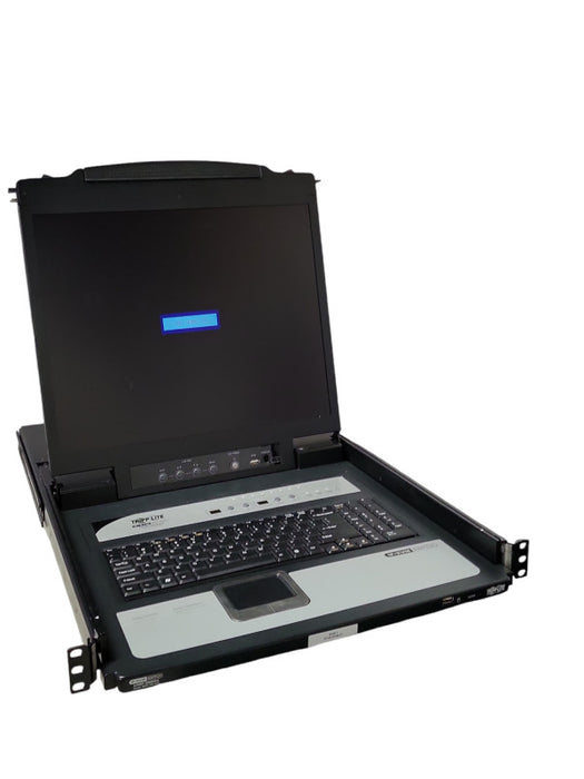 Tripp Lite B020-U08-19-IP NetDirector 19" Console 8-Port KVM Switch 1U Rackmo Q_