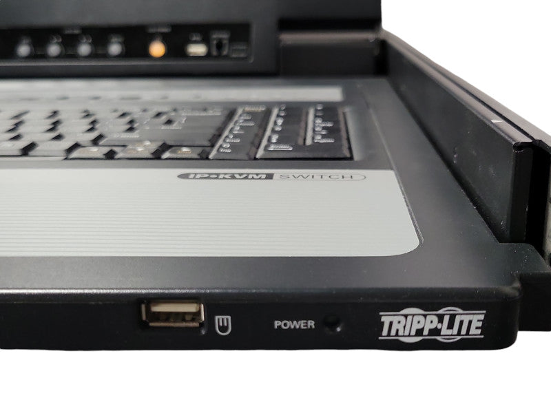 Tripp Lite B020-U08-19-IP NetDirector 19" Console 8-Port KVM Switch 1U Rackmo Q_