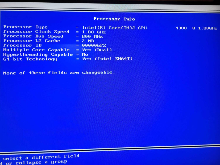 Vintage Dell Dimension E520 Core 2 Duo E4300 1.8GHz 2GB RAM - No HDD