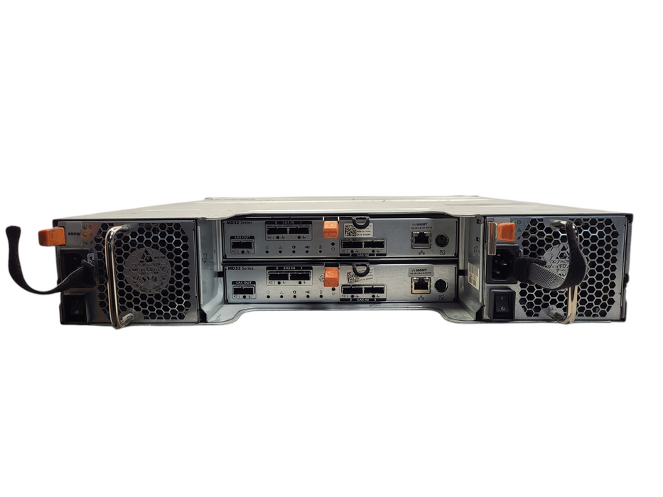 Dell MD3220 2.5" Bay drive Array w/ 2x MD32 0N98MP, 2x PSU, 24x Caddies  $