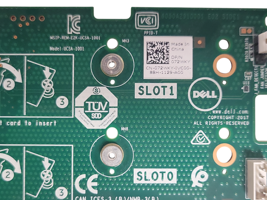 Dell 72WKY BOSS-S1 Controller PCIe Card L/P, No M.2 _