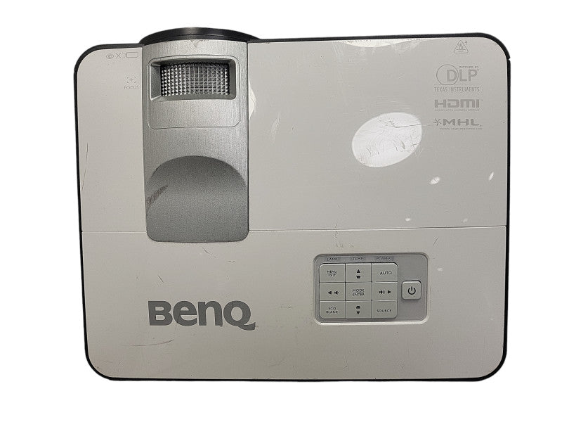 BenQ MW824ST Projector HDMI WXGA DLP 3D 3200 Lumens | Lamp hour: 3699 READ $
