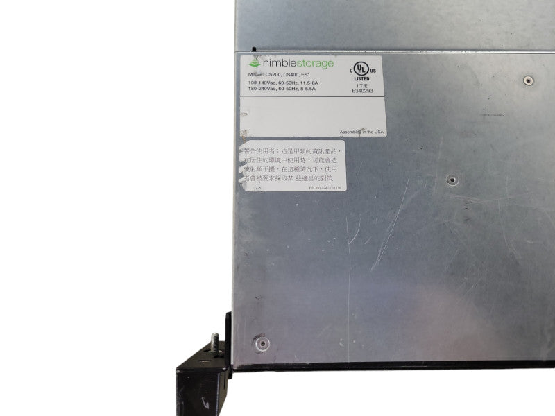 Nimble Storage CS200,400,ES1 3U Array, 2x SAS Controllers CS200 16x 3.5" Bays !