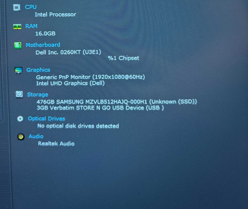 Dell Latitude 5430 Intel Core i5-1245U@1.6GHz 16GB RAM 512GB SSD  Lap200