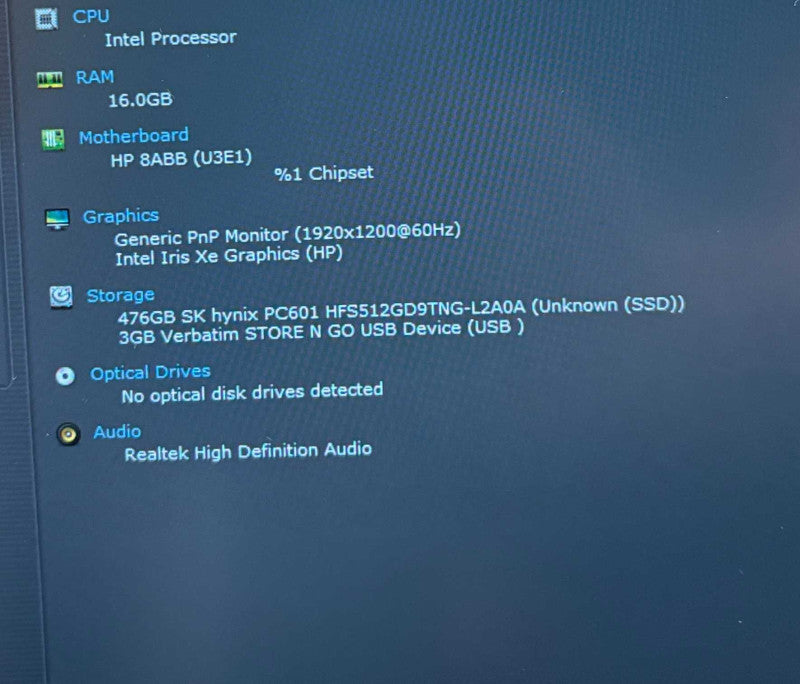 HP EliteBook 840 G9 Intel Core i5-1245U@1.6GHz 16GB RAM 512GB SSD  Lap200