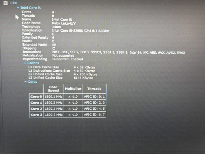 HP ZBook 14u G6| i5-8265U| 16GB DDR4| Radeon Pro WX3200| 256GB SSD  Qβ BudLap