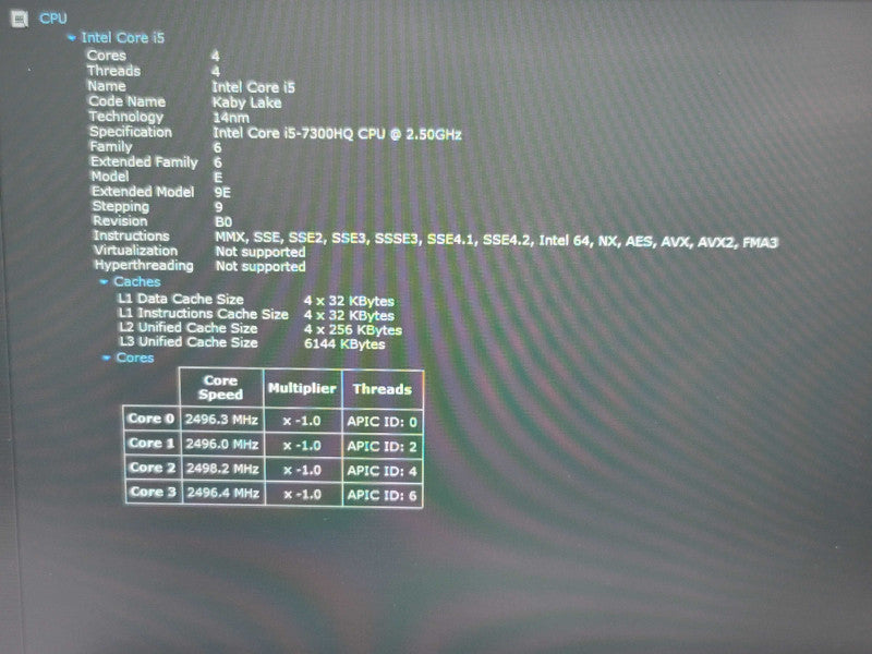 Dell Precision 5520| i5-7300HQ| 16GB DDR4| Quadro M1200| 512GB SSD READ** ÃŽÂ² BudLap