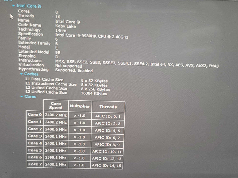 Dell XPS 15 7590| i9-9980HK| 32GB DDR4| GTX 1650| 512GB SSD 4K TOUCH β Lap200