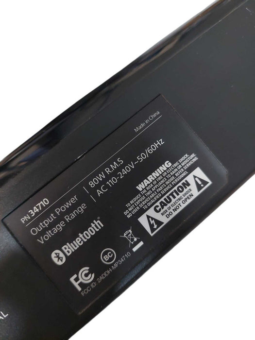 MonoPrice SoundBar 100 PN: 34710 2.1 Channel Bluetooth Soundbar =