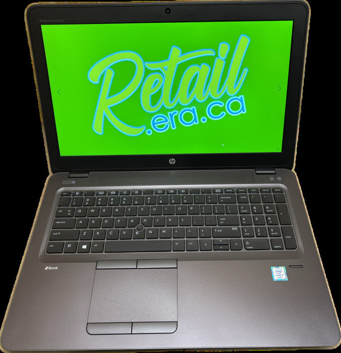 HP ZBook 15u G3 i7-6500U@2.5GHz AMD FirePro W4190M 2GB GPU 16GB RAM 512GB SSD Q Lap200