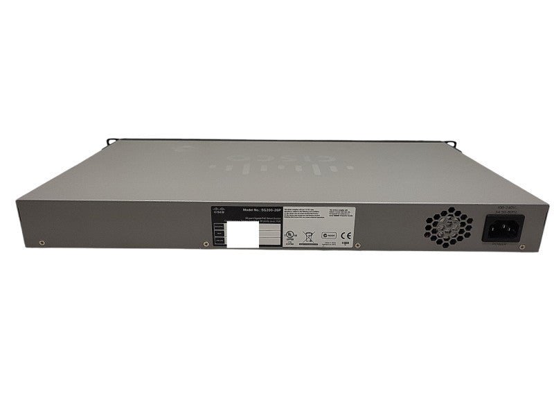 Cisco SG200-26P 26-Port Gigabit PoE Managed Smart Switch w/ Rack Ears $