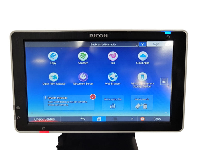 Ricoh IM 350F Black and White Multifunction Printer, No Toner, READ _