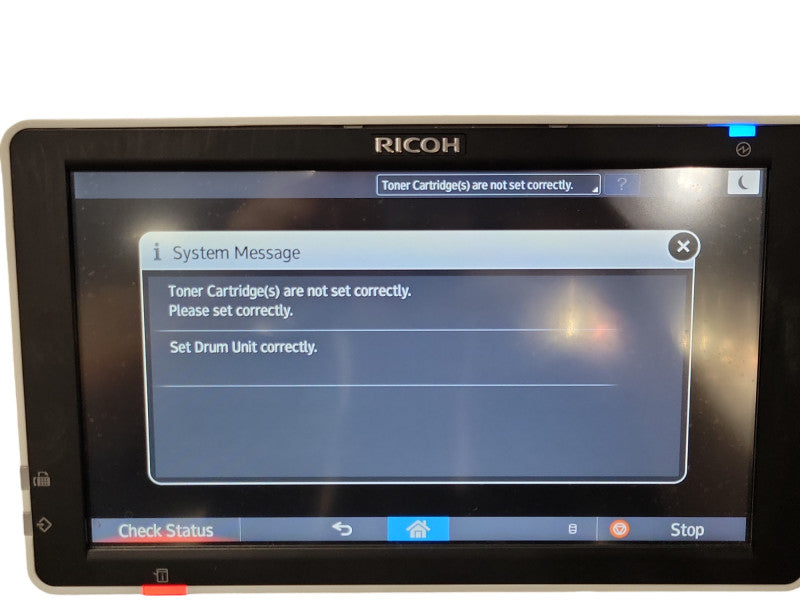Ricoh IM 350F Black and White Multifunction Printer, No Toner, READ _