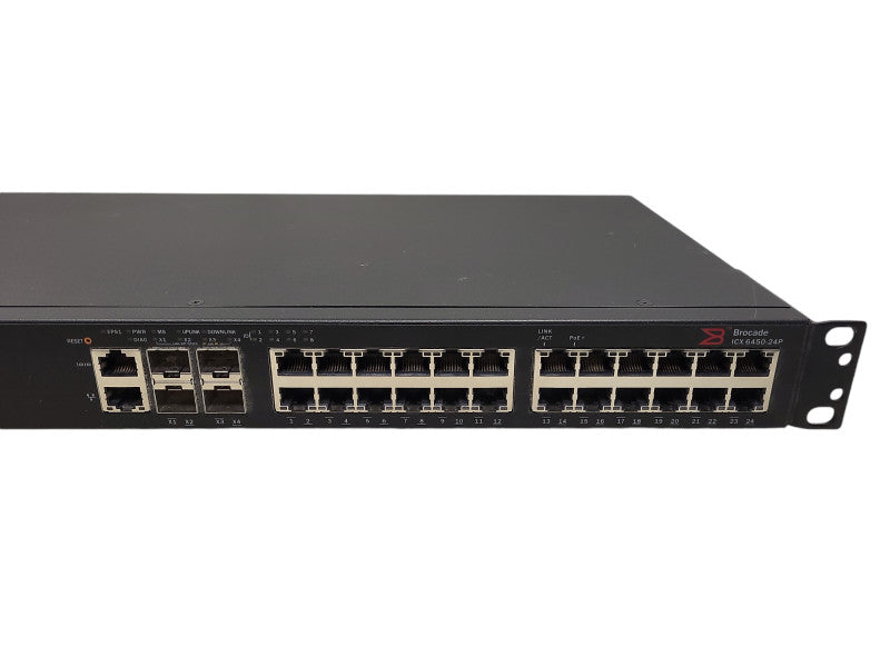 Brocade ICX 6450-24P PoE+ Gigabit Ethernet 4x1/10GbE SFP $